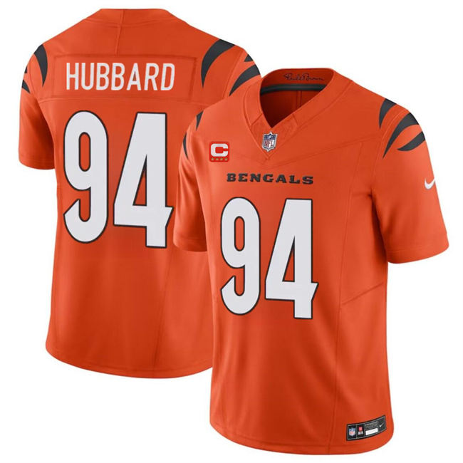 Men's Cincinnati Bengals #94 Sam Hubbard Orange 2024 F.U.S.E With 4-star C Patch Vapor Untouchable Limited Football Stitched Jersey - Click Image to Close